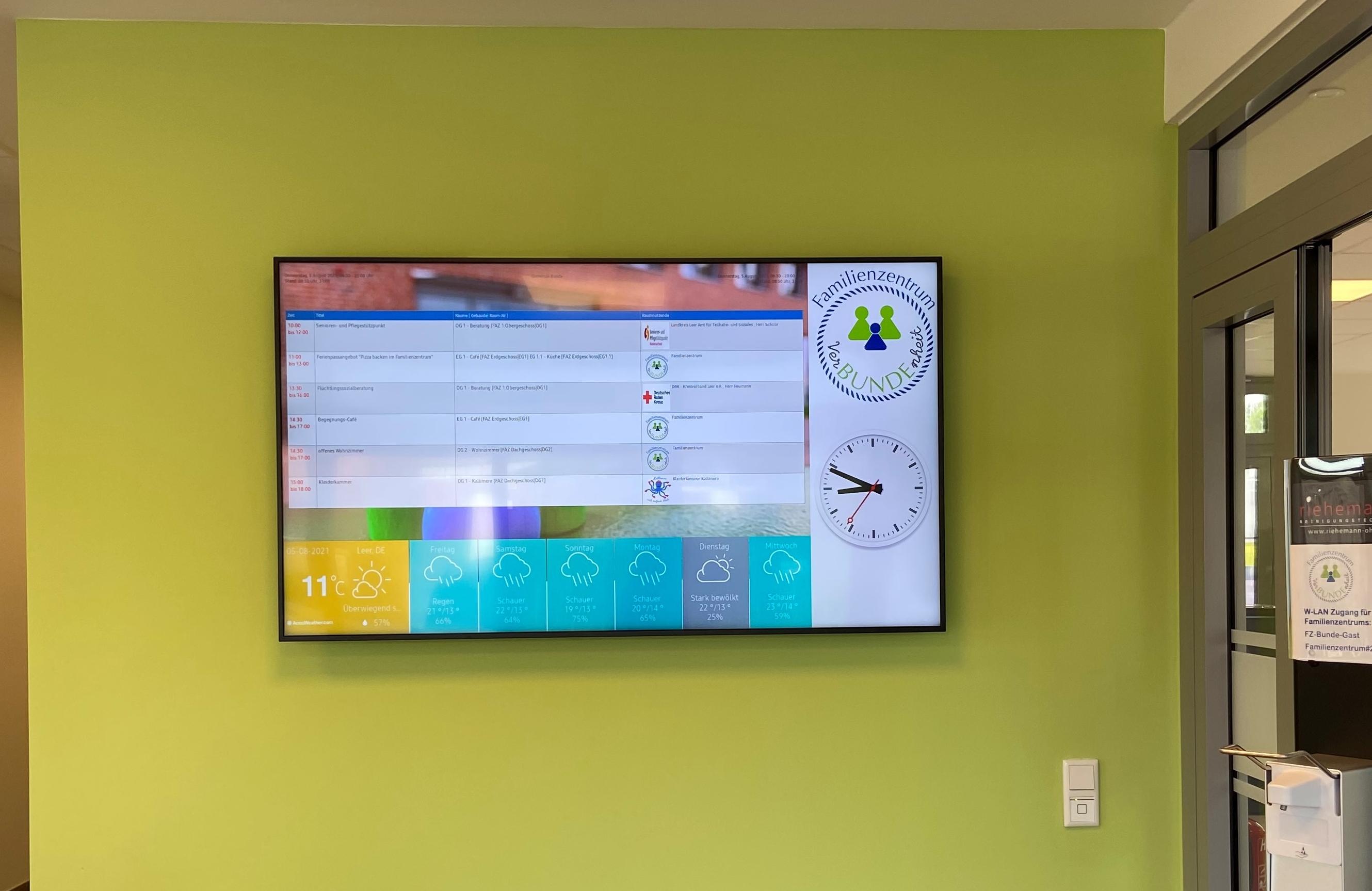 Beispiel Infoscreen